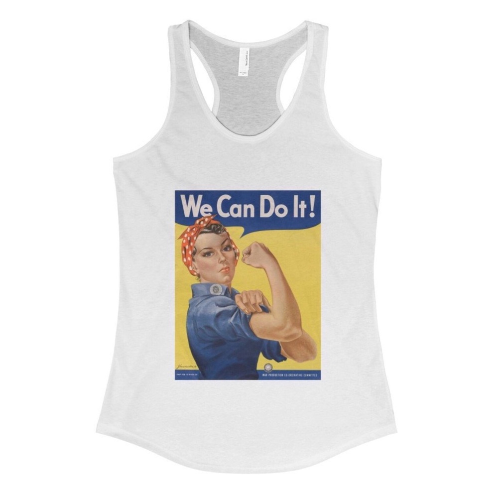 Rosie the Riveter Feminist Tank Shirt